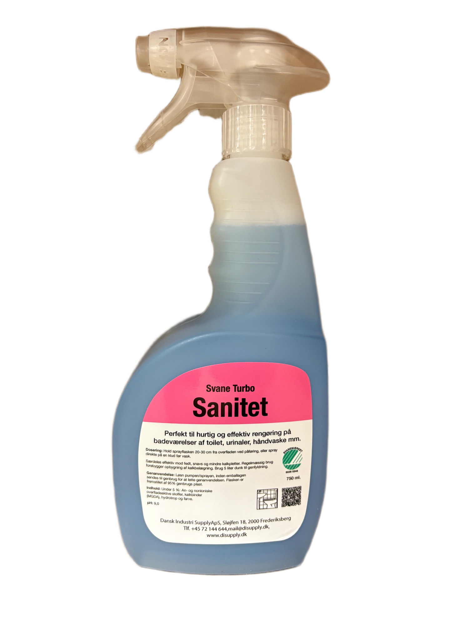 DIS turbo sanitet 750 ml. svane