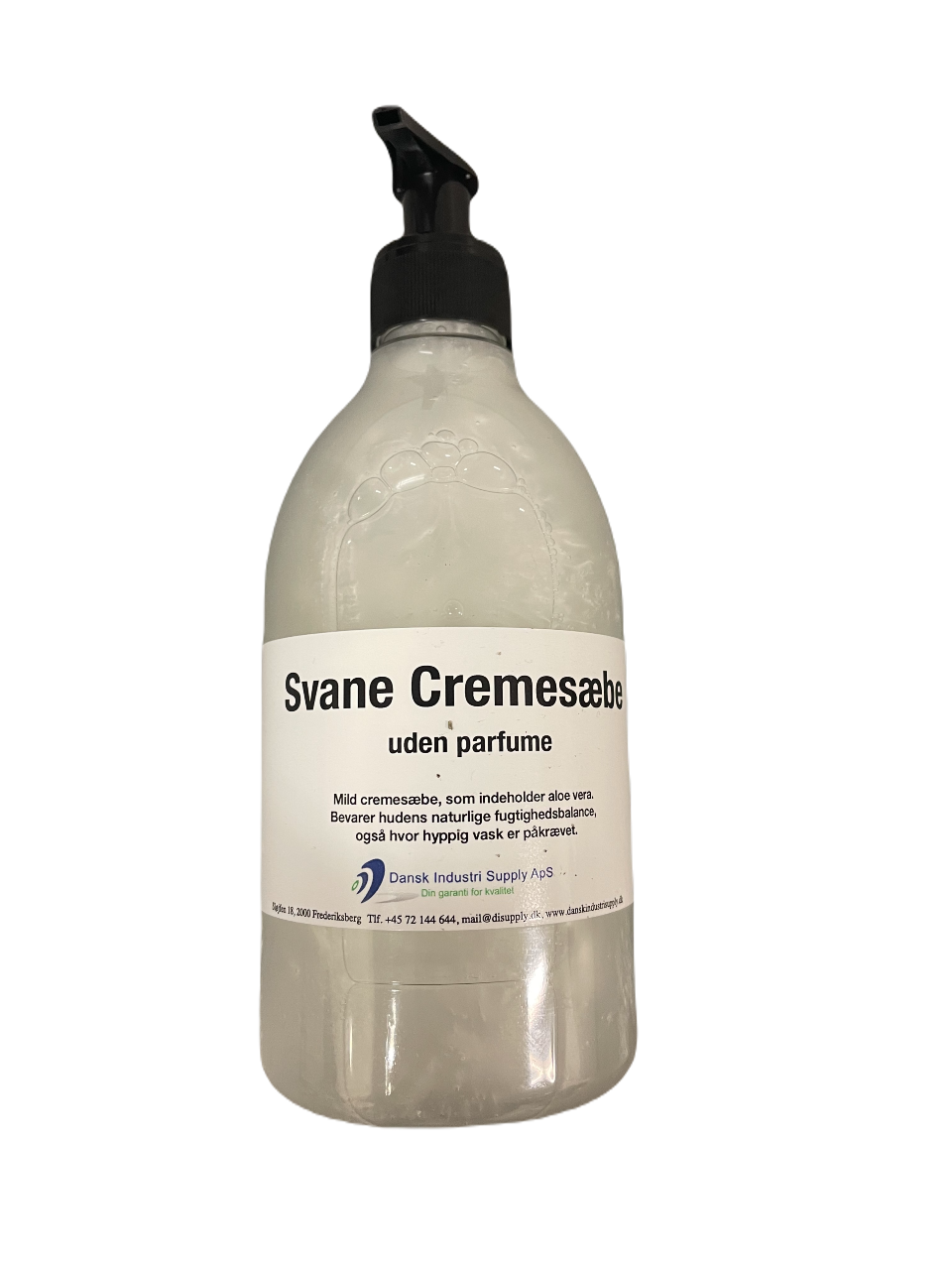 DIS cremesæbe 500 ml. uden farve & parfume