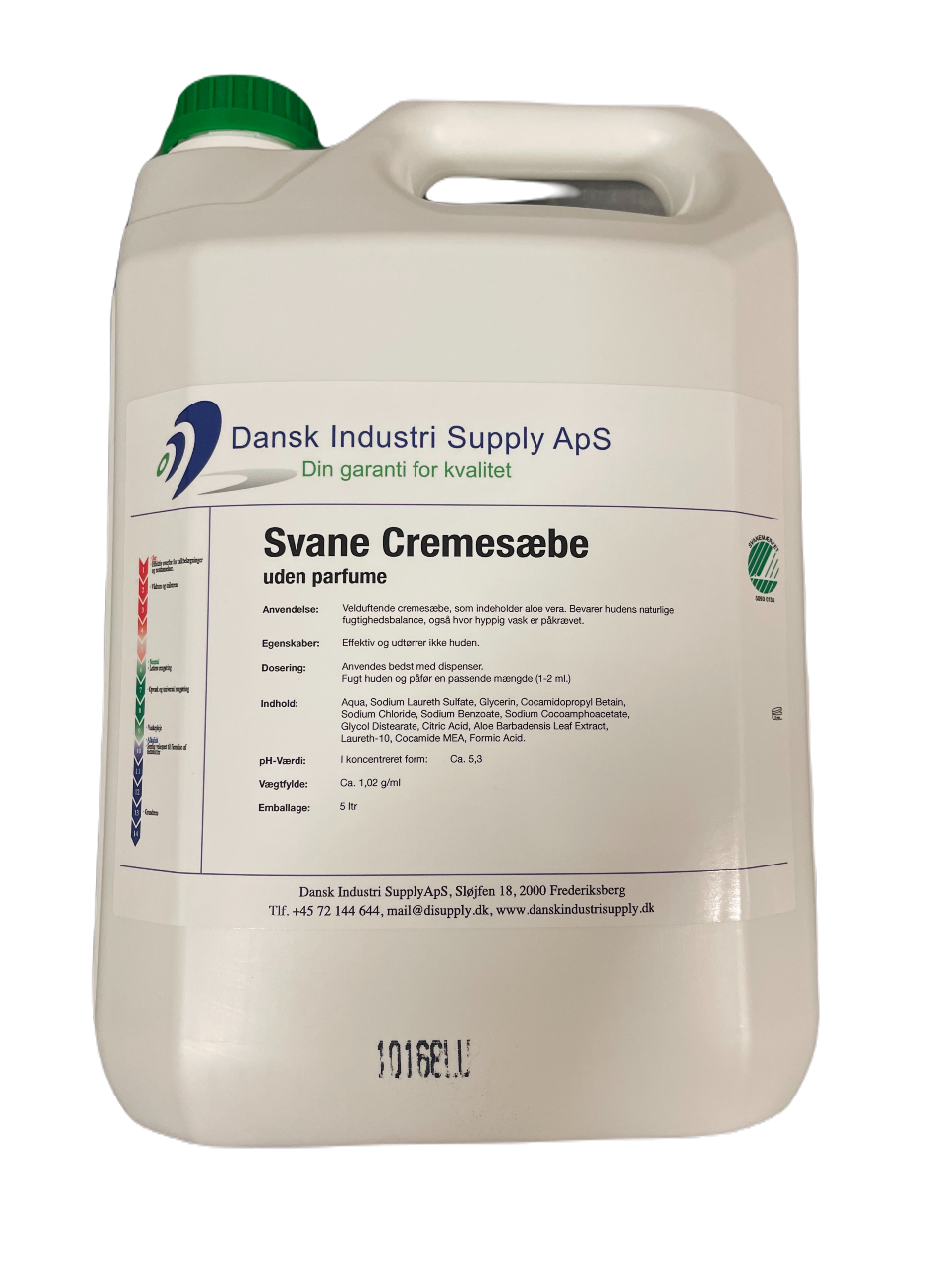 DIS cremesæbe 5 l. uden farve & parfume