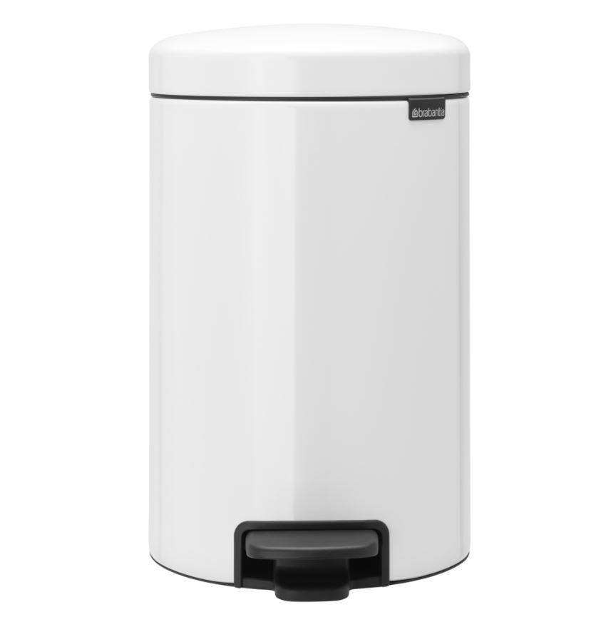 Pedalspand Brabantia newlcon 12 l. hvid