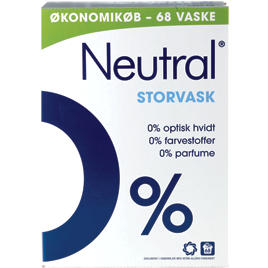 Neutral vaskepulver 7.9 kg.
