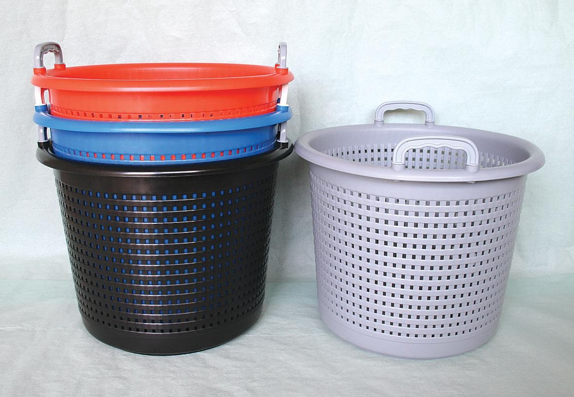 Vasketøjskurve orange 44 l.