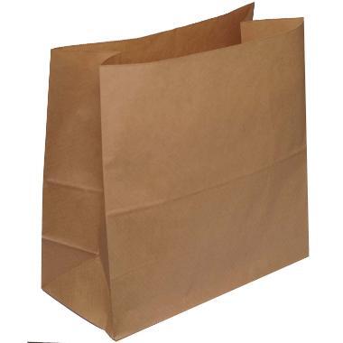 Klodsbundspose brun 350x170x350 mm. 21 l. 200 stk.