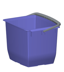 Dit spand 13 l. blå