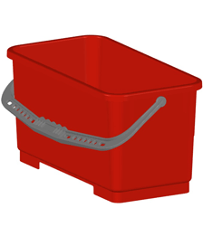 Dit spand 22 l. rød