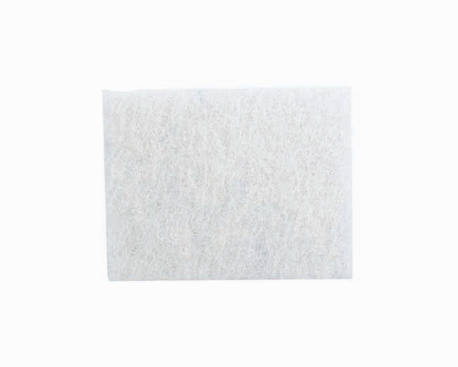 Håndskurenylon hvid