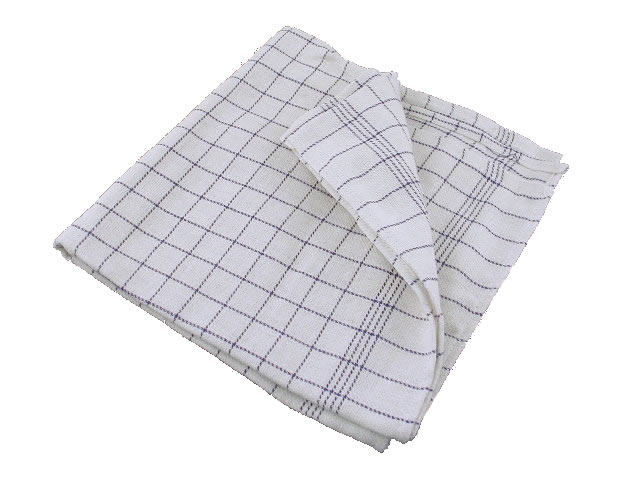 Viskestykke 50x100 cm. blå