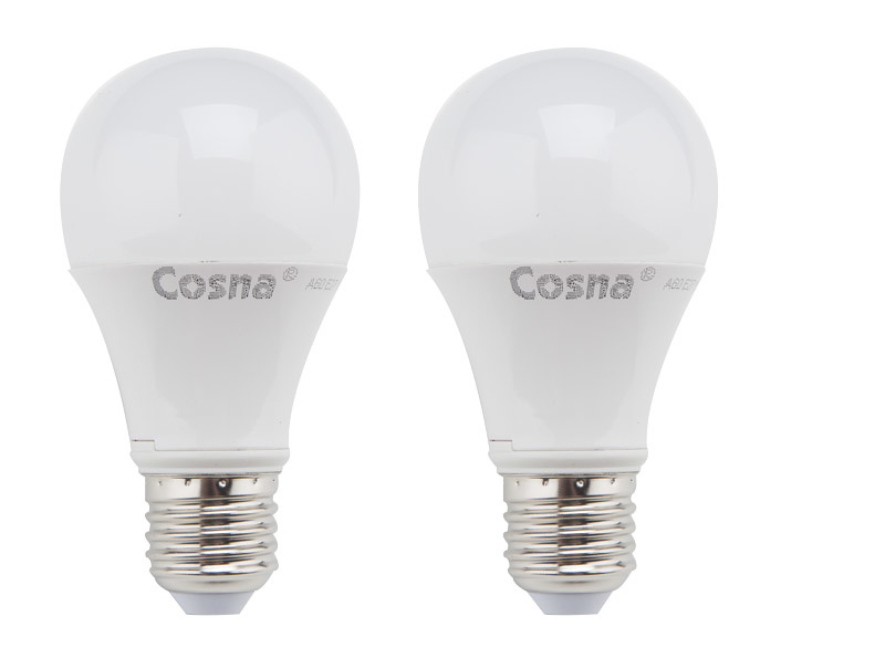 Lyspære led 6W E27 2 stk.